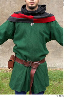 Photos Medieval Servant in suit 4 Green gambeson Medieval clothing…